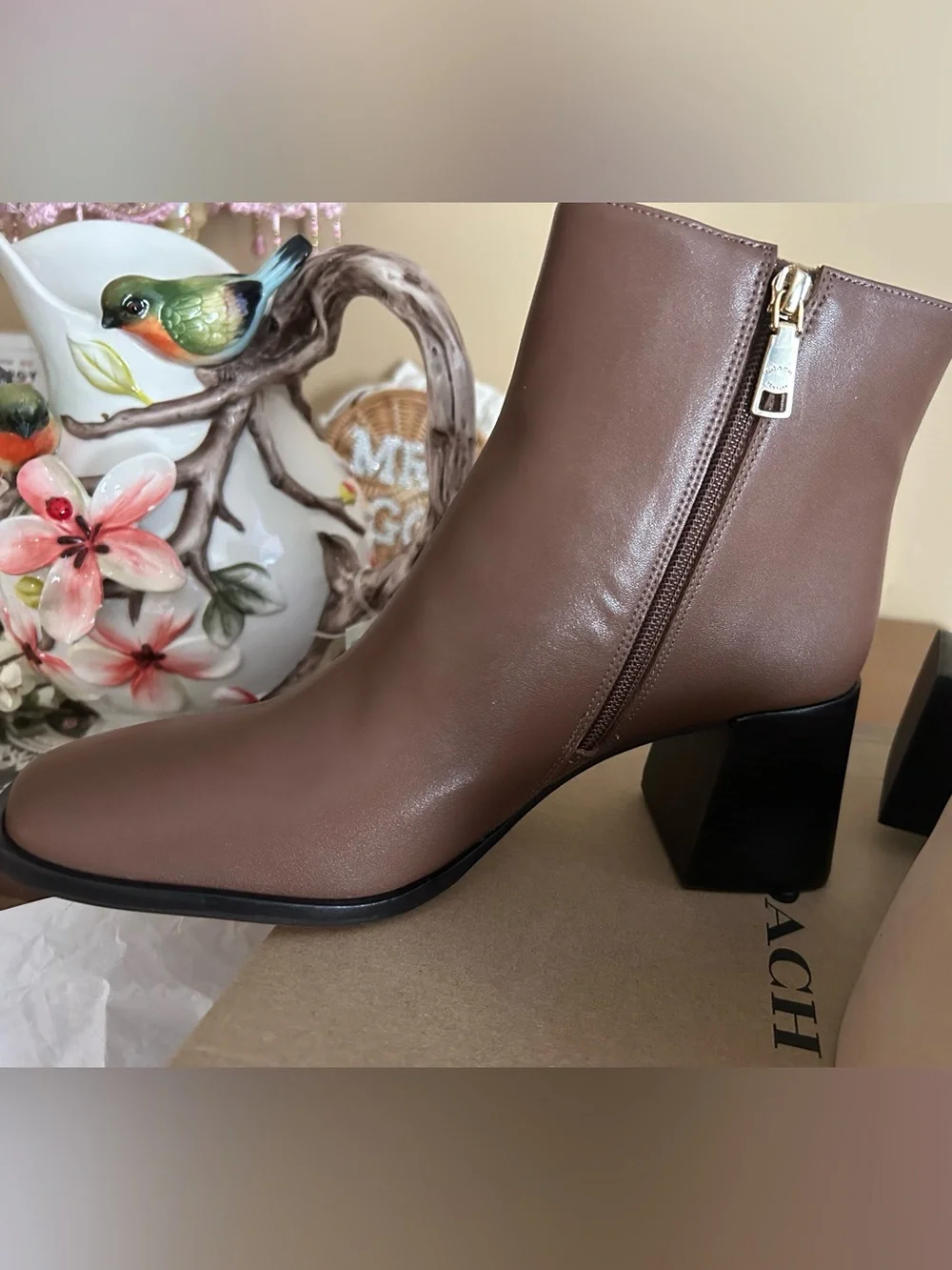 Coach smooth leather